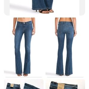 NWT CURRENT/ELLIOT "The Low Bell" Flare Leg Jeans Size: 27